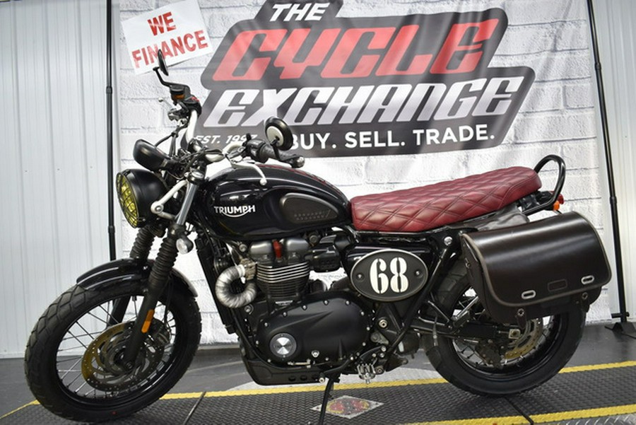 2017 Triumph Street Scrambler Jet Black