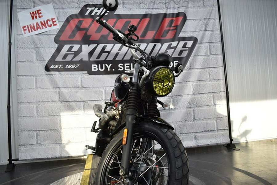 2017 Triumph Street Scrambler Jet Black