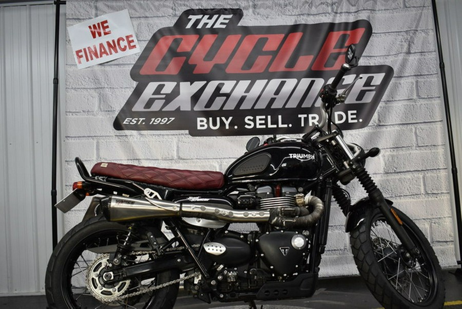2017 Triumph Street Scrambler Jet Black