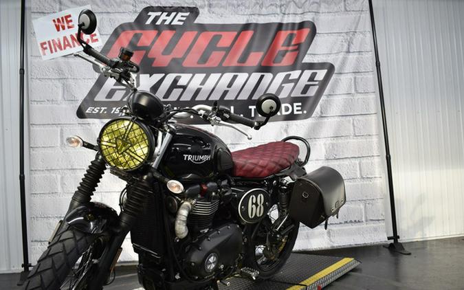 2017 Triumph Street Scrambler Jet Black