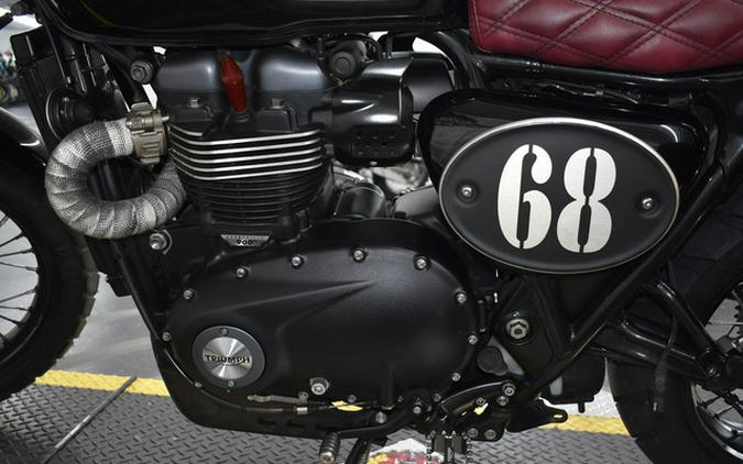 2017 Triumph Street Scrambler Jet Black