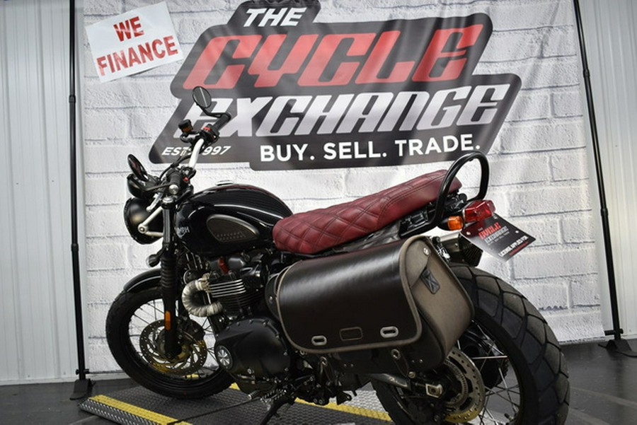 2017 Triumph Street Scrambler Jet Black