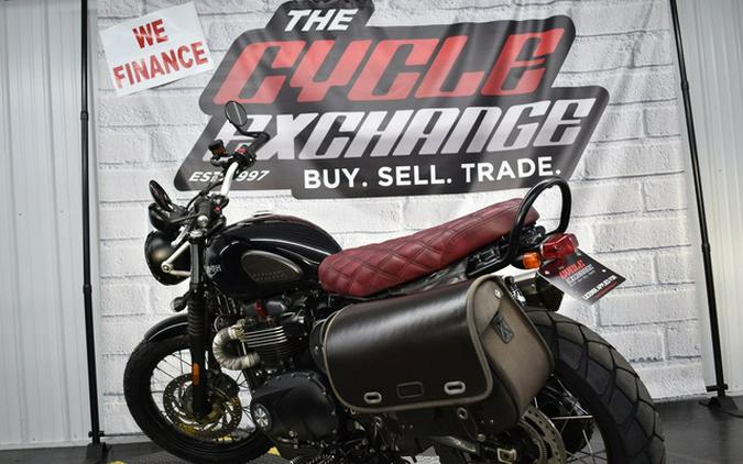 2017 Triumph Street Scrambler Jet Black