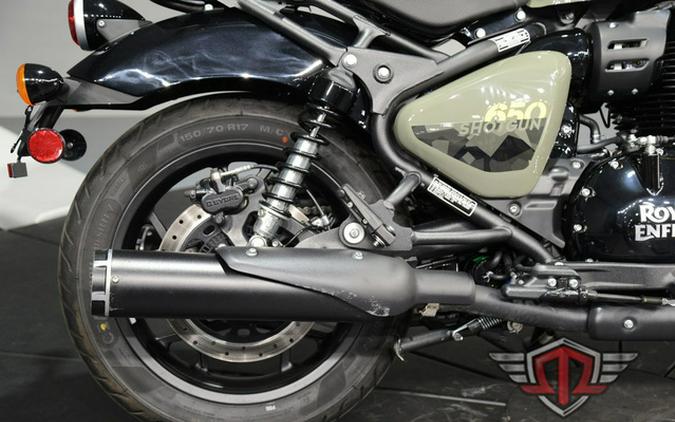 2024 Royal Enfield Shotgun 650 Drill Green