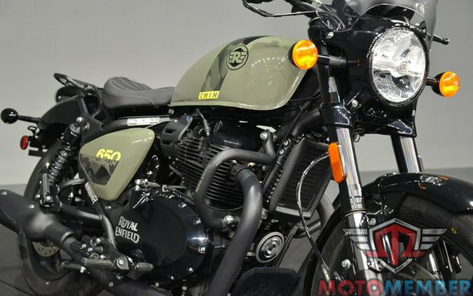 2024 Royal Enfield Shotgun 650 Drill Green