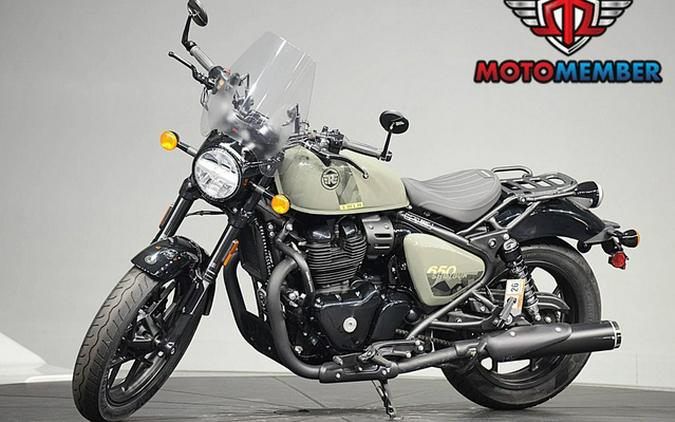 2024 Royal Enfield Shotgun 650 Drill Green