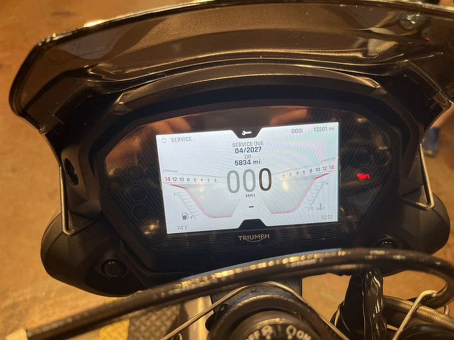 2022 Triumph Street Triple RS Silver Ice