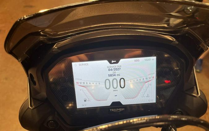 2022 Triumph Street Triple RS Silver Ice