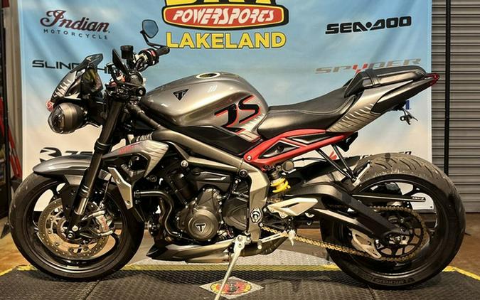 2022 Triumph Street Triple RS Silver Ice