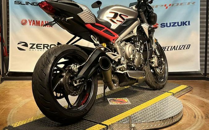 2022 Triumph Street Triple RS Silver Ice