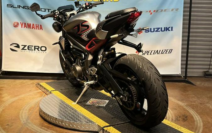 2022 Triumph Street Triple RS Silver Ice