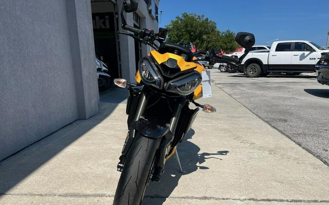 2024 Triumph Street Triple 765 RS Cosmic Yellow