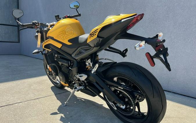 2024 Triumph Street Triple 765 RS Cosmic Yellow