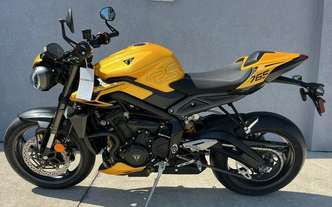 2024 Triumph Street Triple 765 RS Cosmic Yellow