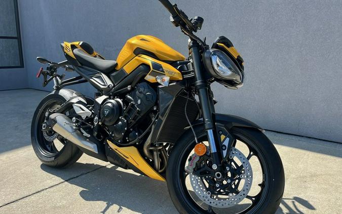 2024 Triumph Street Triple 765 RS Cosmic Yellow