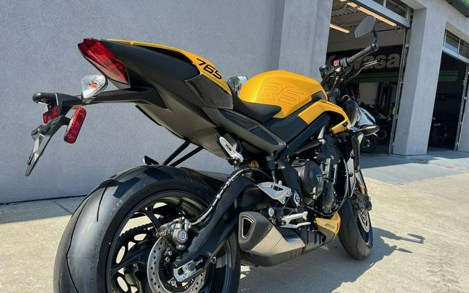 2024 Triumph Street Triple 765 RS Cosmic Yellow