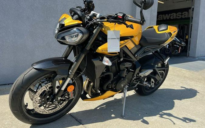 2024 Triumph Street Triple 765 RS Cosmic Yellow