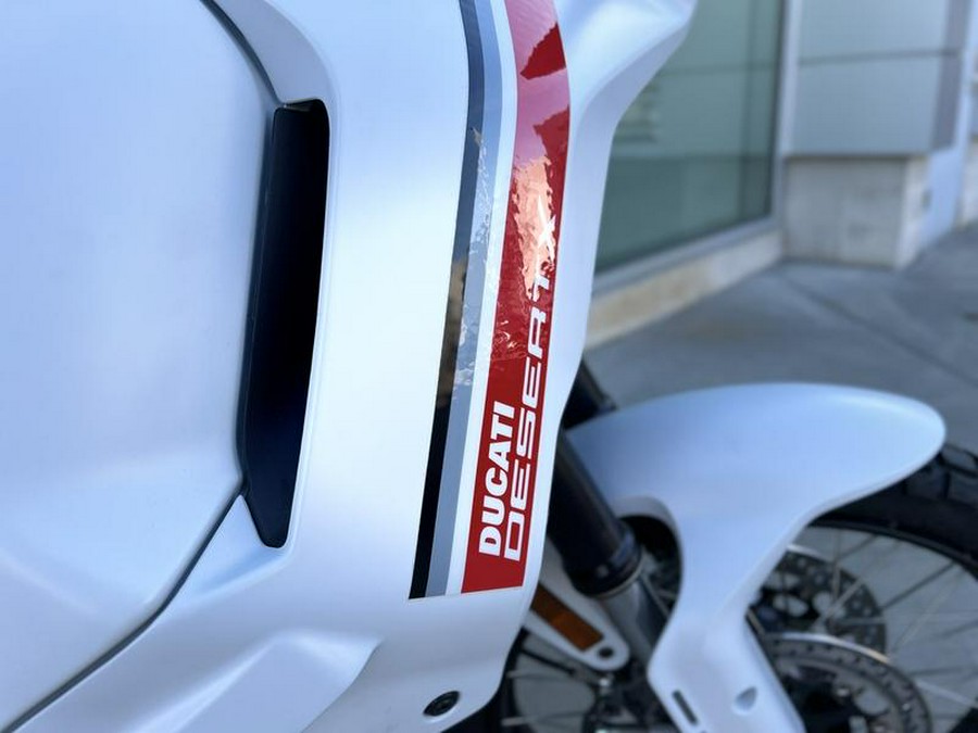 2023 Ducati DesertX Star White Silk