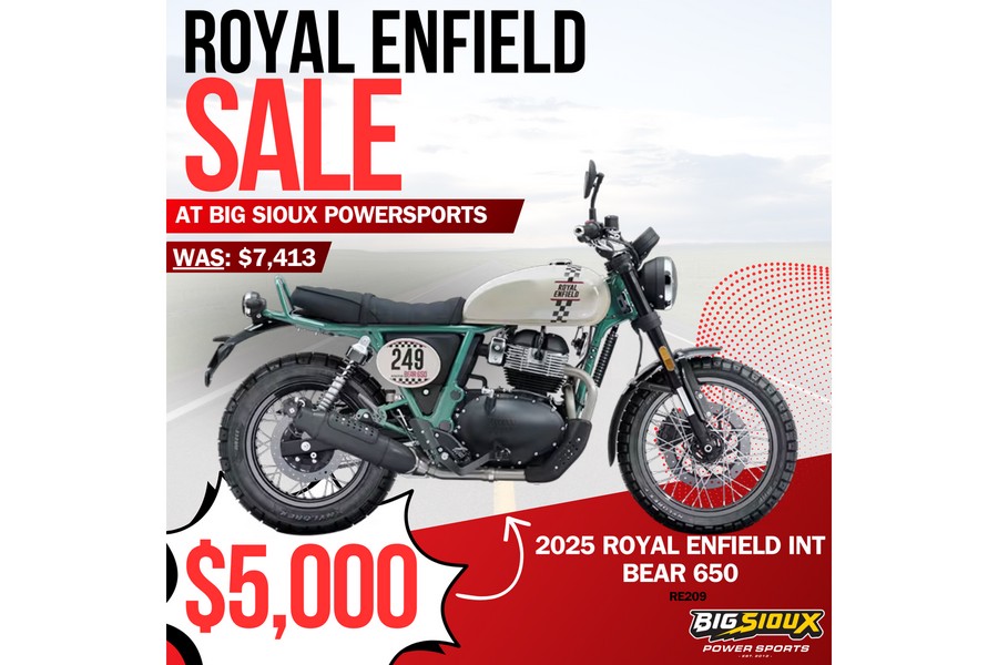2025 Royal Enfield INT BEAR 650