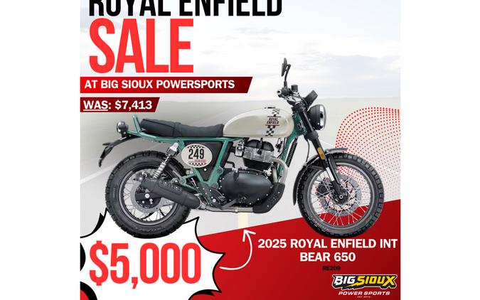2025 Royal Enfield INT BEAR 650