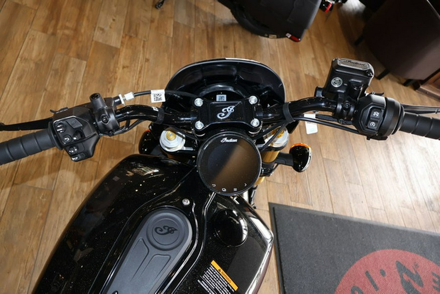 2026 Indian 101 Scout Black Crystal With Super Graphite