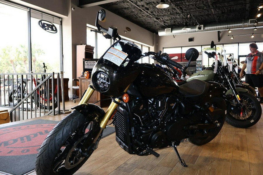 2026 Indian 101 Scout Black Crystal With Super Graphite