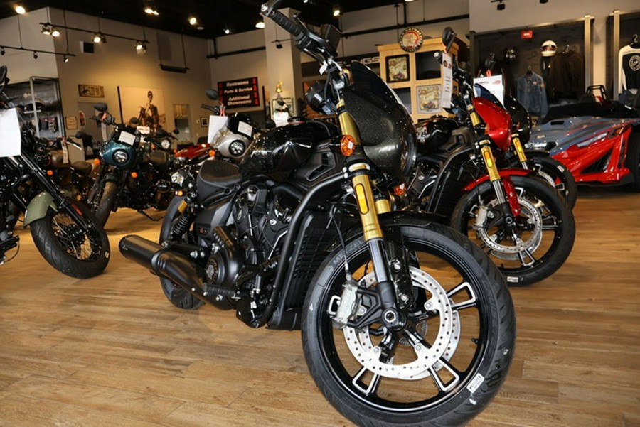 2026 Indian 101 Scout Black Crystal With Super Graphite