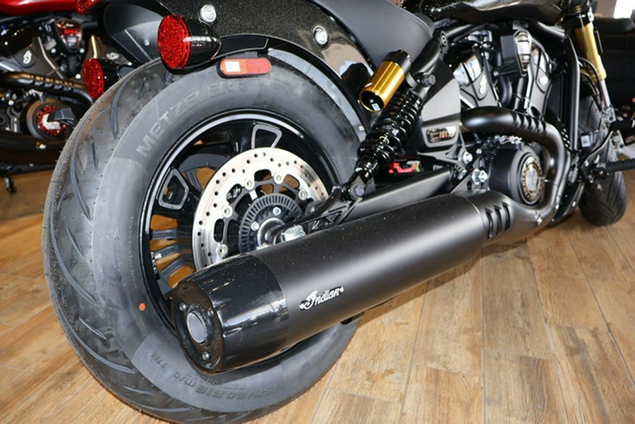 2026 Indian 101 Scout Black Crystal With Super Graphite