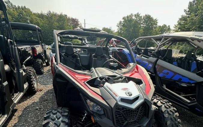 2024 Can-Am® Maverick X3 DS Turbo Fiery Red & Hyper Silver