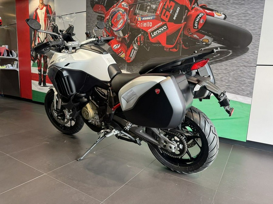 2025 Ducati Multistrada V4 S Travel & Radar Iceberg White