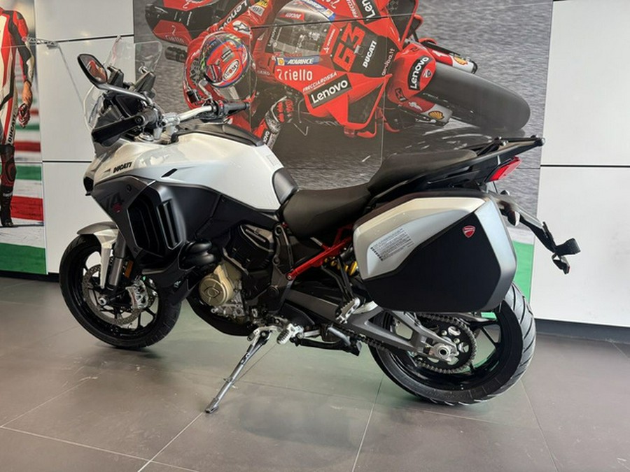 2025 Ducati Multistrada V4 S Travel & Radar Iceberg White