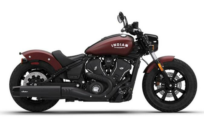 2026 Indian Scout Bobber Limited +Tech Maroon Metallic Smoke