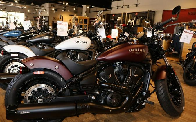 2026 Indian Scout Bobber Limited +Tech Maroon Metallic Smoke