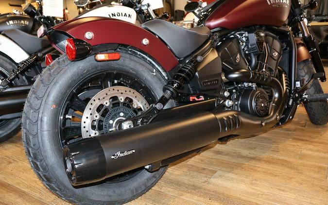 2026 Indian Scout Bobber Limited +Tech Maroon Metallic Smoke