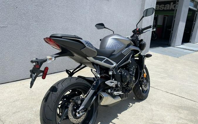 2024 Triumph Street Triple 765 R Silver Ice