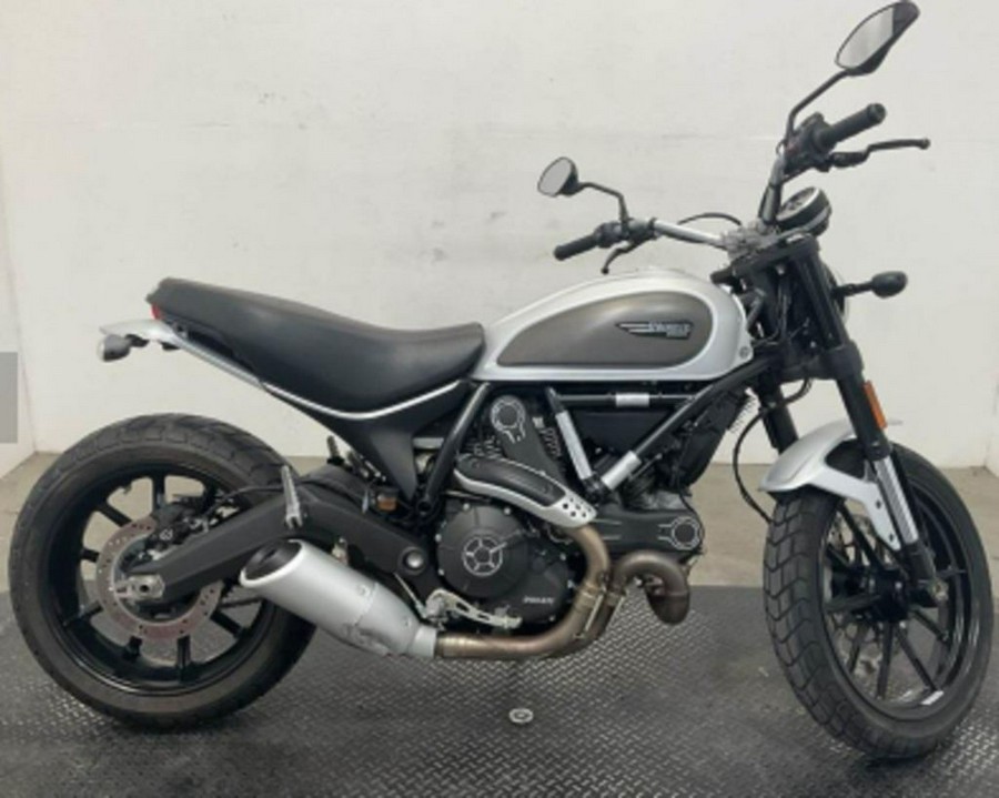 2018 Ducati Scrambler Icon Silver Ice