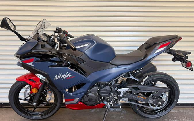 2026 Kawasaki Ninja 500 ABS Metallic Matte Twilight Blue ABS