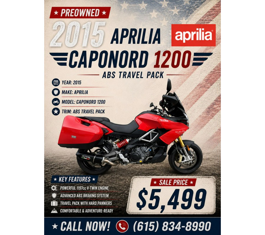 2015 Aprilia® Caponord 1200 ABS Travel Pack