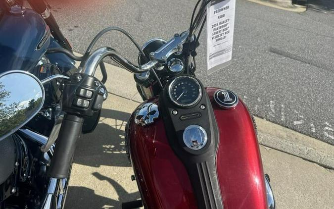 2016 Harley-Davidson Street Bob Velocity Red Sunglo