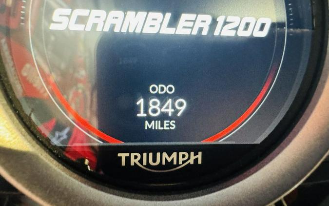 2024 Triumph Scrambler 1200 XE Baja Orange / Phantom Black