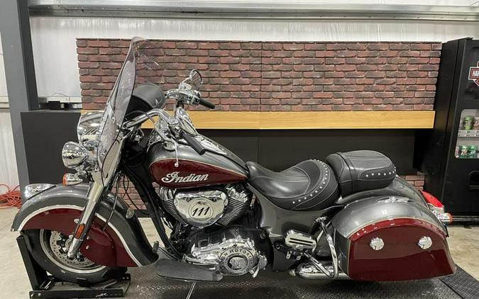 2019 Indian Motorcycle® Springfield® Steel Gray / Burgundy Metallic