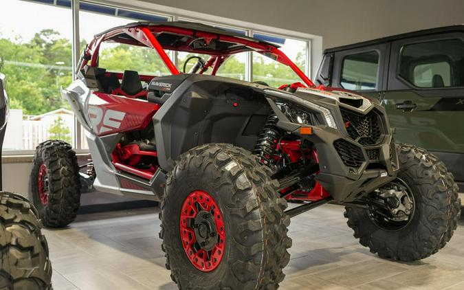 2024 Can-Am® Maverick X3 X rs Turbo RR with Smart-Shox Fiery Red & Hyper Silver