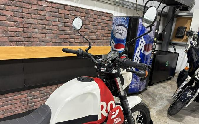 2023 Royal Enfield Scram 411 White Flame