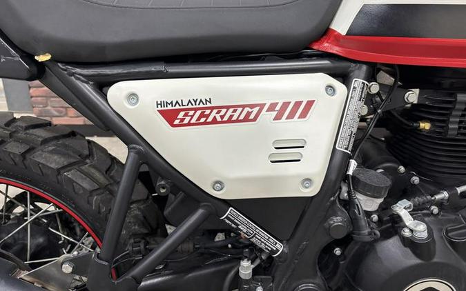 2023 Royal Enfield Scram 411 White Flame