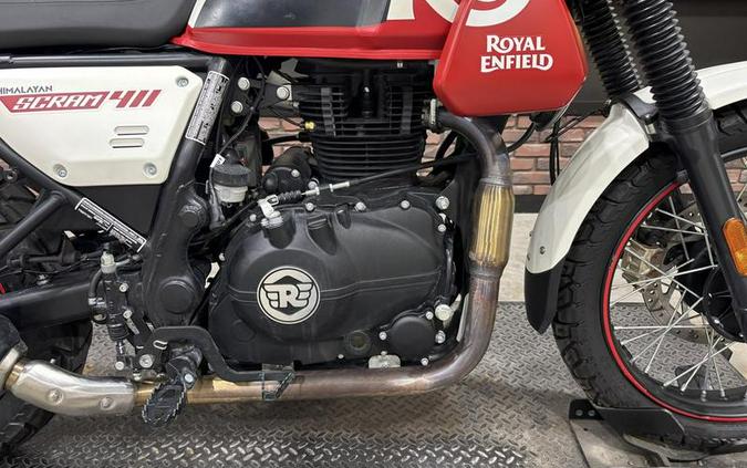 2023 Royal Enfield Scram 411 White Flame