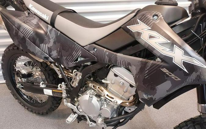 2024 Kawasaki KLX®300 Cypher Camo Gray