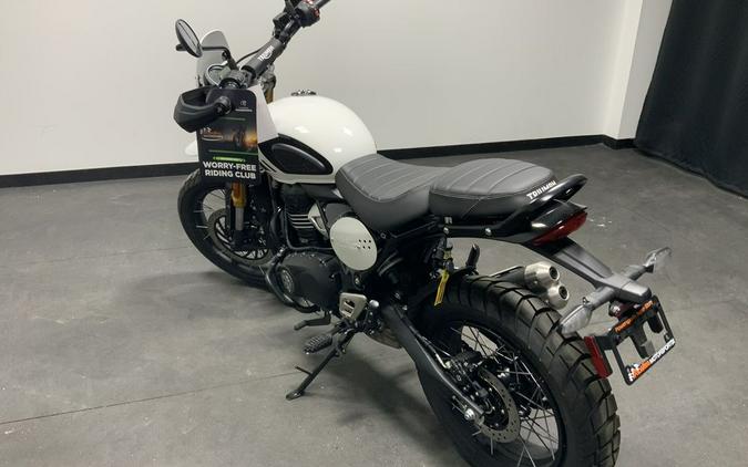 2026 Triumph Scrambler 400 XC Vanilla White