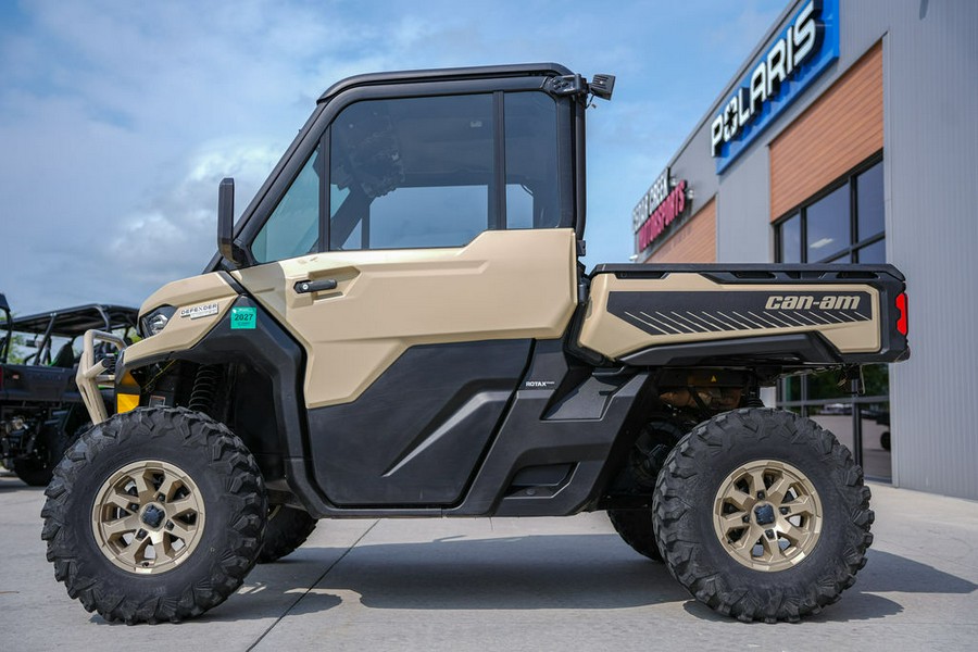 2025 Can-Am® Defender Limited HD10 Desert Tan & Stealth Black