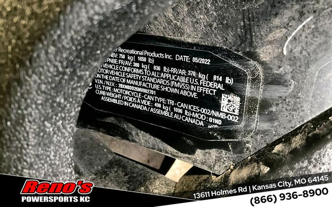 2022 Can-Am RD SPYDER RT LTD 1330 SE6 RD/D 22 Base