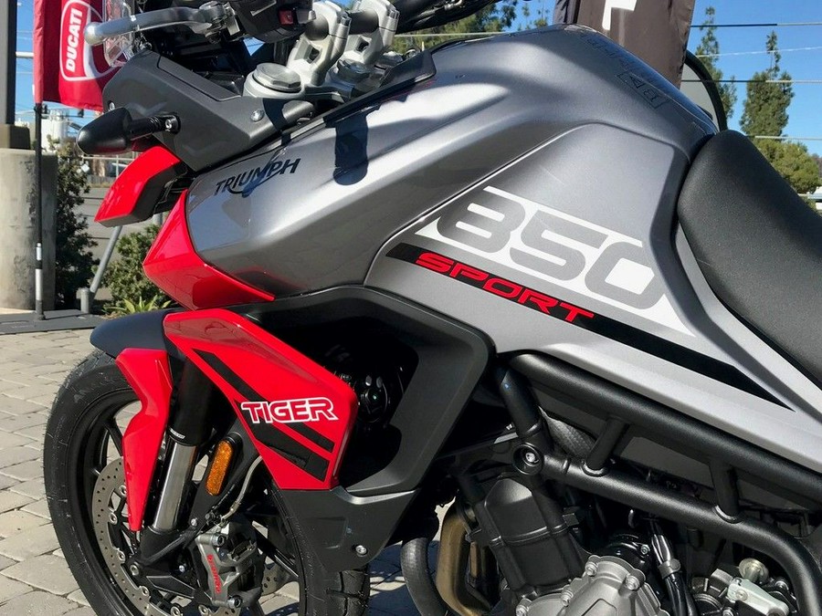 2024 Triumph Tiger 850 Sport Graphite/Diablo Red